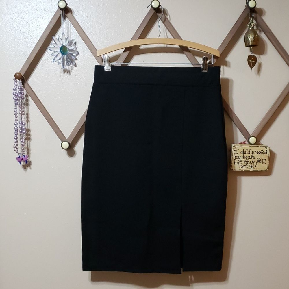 Urban Coco Women’s Stretchy Knit Pencil Skirt, XL